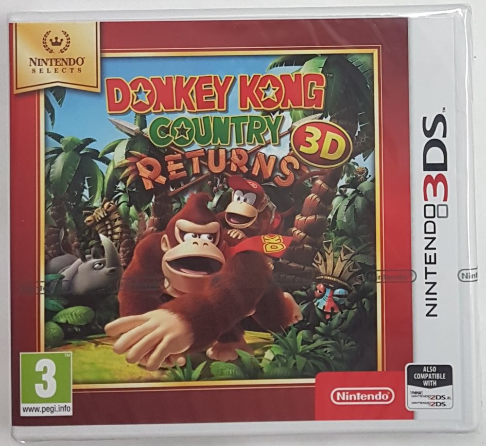 3DS Donkey Kong Country Returns (Nytt)