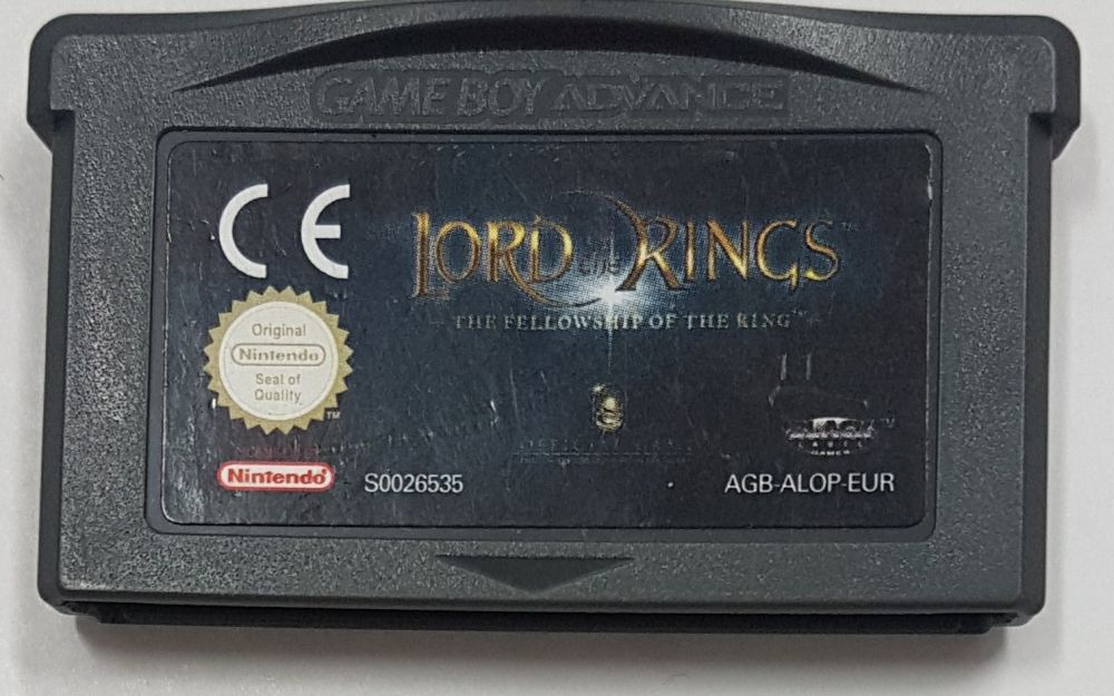 GBA Lord of the Rings fellowship of the ring