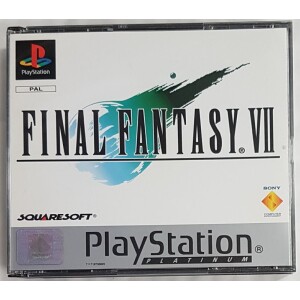 PS1 Final Fantasy VII 7 platinum (utan bok)