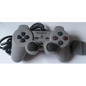 PS1 Handkontroll dualshock Grå original