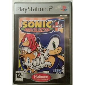 PS2 Sonic mega collection plus platinum (utan bok)