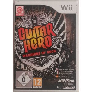 Wii Guitar Hero warriors of rock