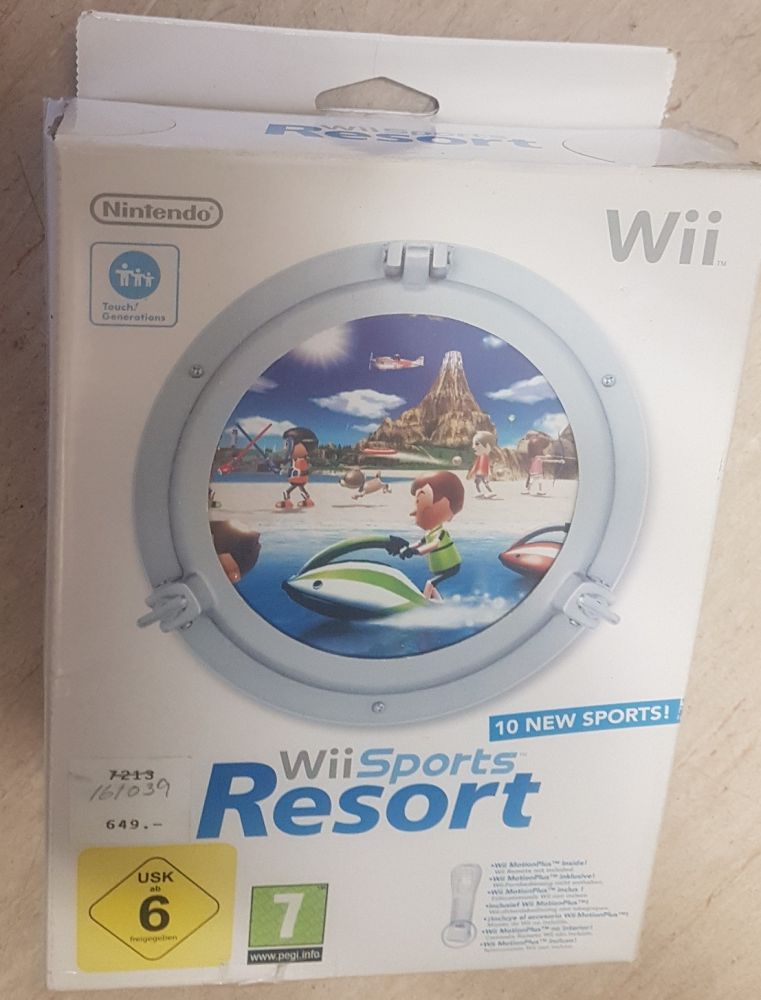 Wii Sports Resort (Storbox med Motion plus)