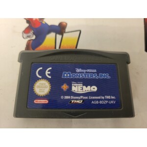 GBA Monsters inc + Finding Nemo (2 spel)