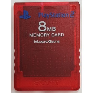 PS2 Minneskort Röd