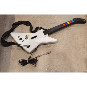 360 Gitarr Vit X-plorer med kabel