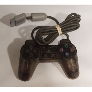PS1 Handkontroll original svart clear