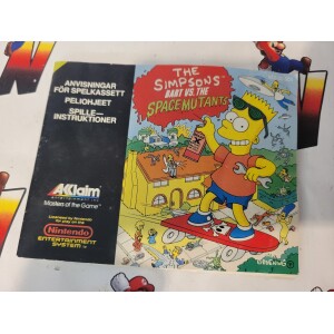 NES Manual Simpsons The Space Mutants SCN
