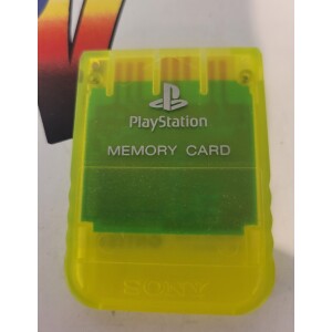 PS1 Minneskort original gult