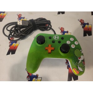 Switch - Handkontroll Med Sladd Yoshi PowerA (BEG)