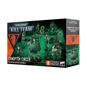 WH Kill Team Unsleeping Necron Sentinels Canoptek Circle (Ny)