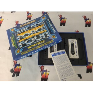 C64 Arcade Force Four (Road runner, Indiana Jones, Metrocross, Gauntlet)
