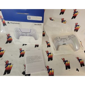 PS5 - Dualsense Handkontroll Silver (i box) (BEG)