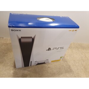 Playstation 5 - med Skivläsare (Mkt fint skick i kartong) (BEG)