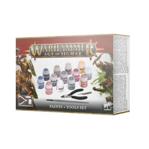 WH Age of Sigmar - Paints + Tools Set  (Ny)