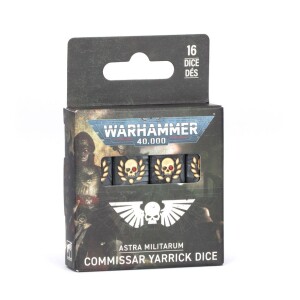 WH 40K - Astra Militarum Comissar Yarrick Dice (Nytt)