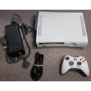 XBOX 360 vit med HDMI (20 GB)