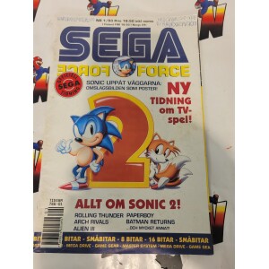 Sega Force 1/93 (Bläcktext på framsidan)