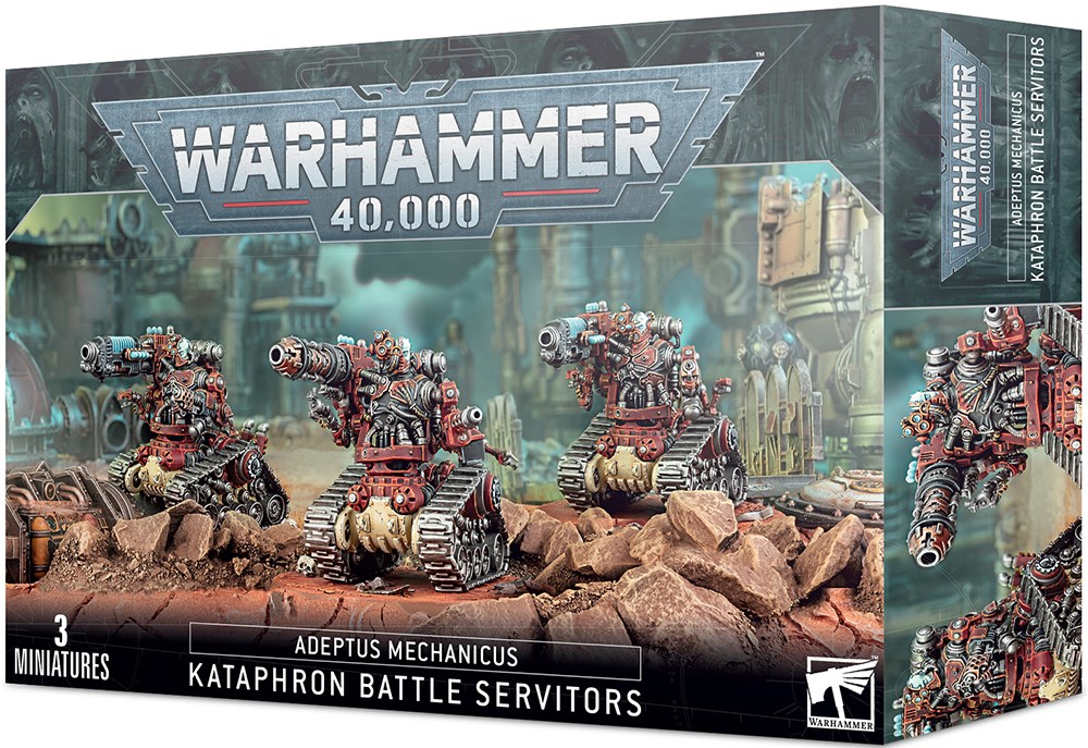 WH - 40k Adeptus Mechanicus Kataphron Battle Servitors (Nytt)