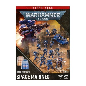 WH 40K Getting Started With Space Marines (Ny)