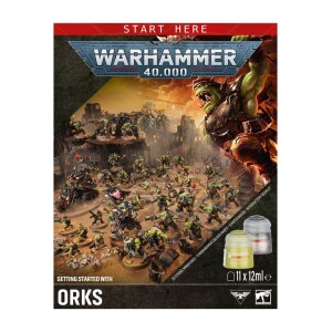 WH 40K Getting Started With Orks (Ny)