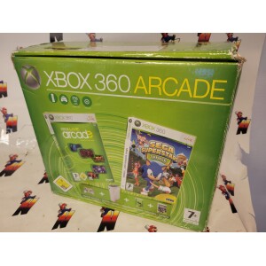 XBOX 360 Arcade (60 GB) med 2 spel (i kartong)