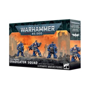 WH 40K Space Marines Eradicator Squad with Heavy Bolters (Ny)