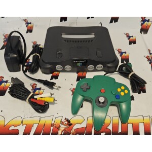 Nintendo 64 (Med Grön Handkontroll)