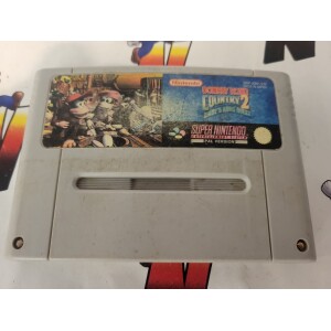 SNES Donkey Kong Country 2 SCN (etikettskadad)
