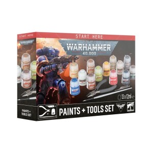 WH 40K Paints + Tool Set (Ny) 11th Edition