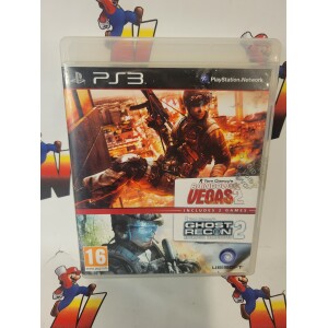 PS3 Rainbow Six Vegas + Ghost Recon 2 Advanced Warfighter