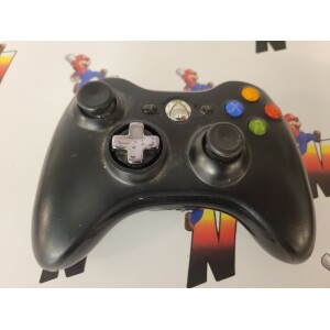 XBOX 360 Handkontroll med roterande styrkors (Svart)
