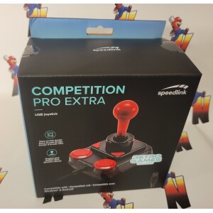 C64 Mini Joystick Competition Pro Extra Speedlink i box (Beg)